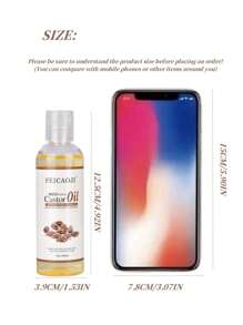 1 PIEZA 100ML/118ML Aceite esencial de ricino/coco, aroma fresco y duradero, apto para difusor de aromaterapia, humidificador, vela perfumada, para sala de estar, dormitorio, oficina, baño, hotel