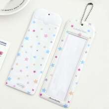 相片卡夹，PVC相片卡夹形透明卡套学生校园卡访问袋，学校用品，返校 - 彩色 - 查看 12