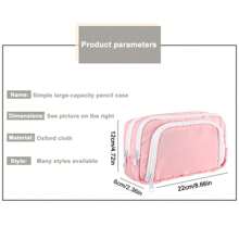 1 pièce Trousse à crayons de grande capacité avec design portable, idéal pour le bureau et l'école. Polyvalente en tant que sac de maquillage, convient pour le bureau, l'école, les jeunes, les filles, les garçons, les hommes, les femmes, les adultes, trousse à crayons, sac d'école
