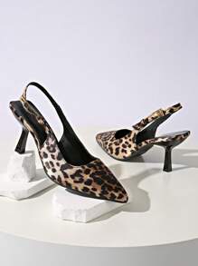 女士新款畅销尖头细高跟鞋，饰边材质，低鞋面三扣交叉装饰，可调节松紧带高跟鞋，尽显女王般的优雅高贵，适合婚礼、派对和日常工作穿着，时尚舒适。 - 彩色 - 查看 2