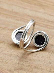 Blue Sunstone 925 Sterling Silver Gemstone Adjustable Ring - Blue Sunstone - View 5