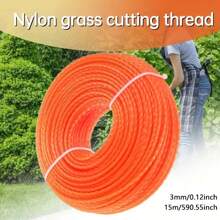 1pc 590.55 Inch * 2.4mm/2.7mm/3mm Nylon Grass Trimmer Line, Lawn Mower Accessories