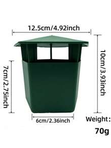 1/2/5pcs Green Gardening Seed Planting Tools Snail Box, Creative Luring Cage Trap PVC Snail Catcher, Suitable For Garden, Outdoor Decor, Gardening, Multifunctional Household & Gardening Items