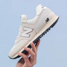 New Balance NB 574 Series Retro Running Shoes, Low-Top Casual Sports Shoes, Unisex - White - View 10