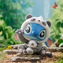 Miniso 动漫周边 Lilo & Stitch 系列动物派对盲盒可爱卡通惊喜盒娃娃摆件手工圣诞礼物（随机发货，1个） - 彩色 - 查看 4