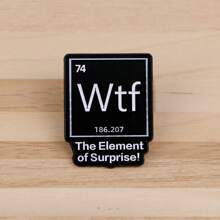 Chemical Element 74 Enamel Pins Women's Brooches Men Lapel Pins Badge On Backpack Costume Accessories Jewelry Student Gifts - NR6296X - View 4