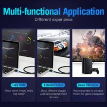 VENTION 4K  2.0 Cable,3D Visual Effects,Supports HDR,ARC,PVC Black HD Cable Compatible With LCD Monitor, Projector, Laptop, Game Box, TV Box