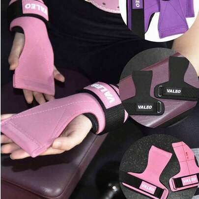 1 Cặp, Mùa Xuân Và Mùa Hè Mới Thể Thao Ngoài Trời Thể Dục Bảo Vệ Lòng Bàn Tay Bảo Vệ Cổ Tay Hỗ Trợ Kéo Cứng Găng Tay Thể Dục Kéo Lên Dây Đeo Chống Trượt/Unisex/Bảo Vệ Thể Thao Hàng Ngày, Phòng Tập Thể Dục