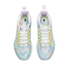 XTEP Men's Lightweight And Breathable Sports Shoes, Casual Shoes, Competition Shoes, Durable Basketball Shoes, 877319120001 Foam Green/Sail White/Technological Light Purple - Foam Green/Sail White/Tech Lilac - View 4