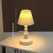 Retro European Mini Desk Lamp - Eye-Protecting Battery Power Desk Lamp, Mother's Day Gift Desktop Decorative Ambient Light, Used For Bedrooms, Rooms, Weddings, Home Decoration