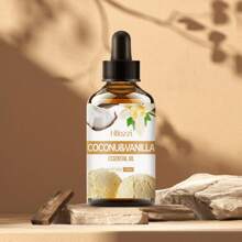 Hllozzi 30ml/60ml/100ml Coconut Vanilla Essential Oil, Plant Extracted Coconut & Vanilla Essence, Long-Lasting Subtle Fragrance, Multi-Use For Face, Body, Diffuser, Massage, Skincare, Portable Bottle Design, Great Gift Choice For Holidays - Coconut Vanilla Essential Oil - View 7