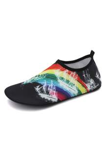 Damen Aqua Schuhe, rutschfeste, leichte Wasserschuhe aus einem Stück zum Schwimmen, Waten, Strand, Angeln
