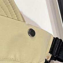 1Pc Breathable Women's Sun Hat With Wide Brim, UV Protection, Open-Top Peaked Visor For Ponytails - Multicolor - View 8