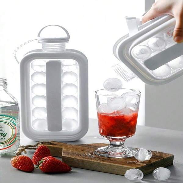 1pc Draagbare Film Ketel Ketel IJsblokjesdoos IJsblokjes Siliconen Speciale Slijpgereedschap Om Huishoudelijke Producten Transparante Ketel Familie Thuis Dag Curling Curling 2-In-1 IJshockeybeker IJshockeyvorm Comfortabele En Handige IJsblokjesvorm Opvouwbare Curling IJshockeypot IJs IJsvorm Reizen Reis IJsblokjesdoos Film