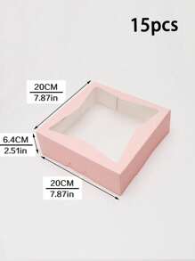 5pcs/10pcs/15pcs Valentine's Day Window Bread Boxes, Suitable For Macarons, Pastries, Chocolates, Cookies, Party, Birthday, Wedding - Paper - View 19