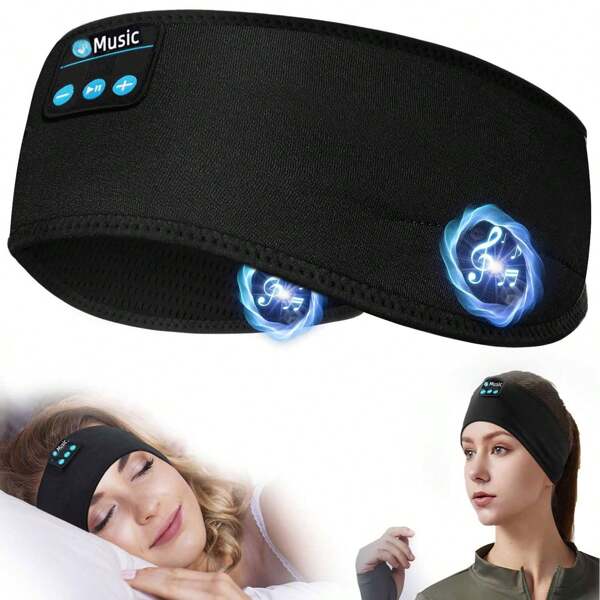 HITOZON Wireless Sports Headband Headphones With Ultra-Thin HD Stereo Speakers, Unisex, Perfect For Sleeping,Workout,Jogging,Yoga,Insomnia, Air Travel, Meditation