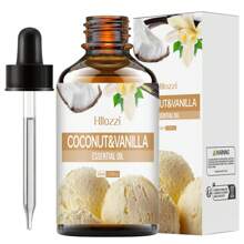 Hllozzi 30ml/60ml/100ml Coconut Vanilla Essential Oil, Plant Extracted Coconut & Vanilla Essence, Long-Lasting Subtle Fragrance, Multi-Use For Face, Body, Diffuser, Massage, Skincare, Portable Bottle Design, Great Gift Choice For Holidays - Coconut Vanilla Essential Oil - View 10