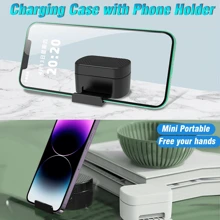 1pc Round Wireless Remote Control, Scrolling Ring With Battery Level Display, For E-Book Reading, Video Scrolling, And Camera Shutter - USB Rechargeable, Long-Lasting Lithium Polymer Battery, Portable Slouchy Operation Mode, Compatible With IPhone, IPad, Android Devices Suitable For Summer Vacation, Travel Holiday, Portable Camera Shutter Wireless Shutter