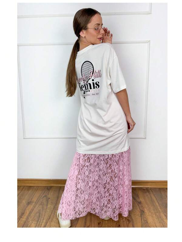 Maxi T-shirt Feminina Beverly Hills - Preview