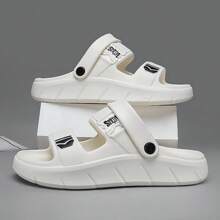 2025 New Men's Casual Sandals, Soft Sole Non-Slip Comfortable Sport Outdoor Beach Water Slippers, Fashion Versatile Driving Sandals - White - View 4