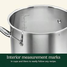 Pans - Stainless Steel Pasta Pot With Strainer Cover - View 5