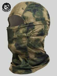 Musion 1pc Breathable Mesh Balaclava Face Mask Ski Mask For Men Women Full Face Motorcycle Mask Hood Running Cold Weather - Ginger - View 3