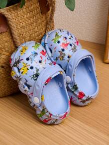 1 Pair Spring/Summer Baby Boys' Cartoon Cute Comfortable Fashionable Casual Lightweight Airplane Print Beach Sandals - Blue - View 1