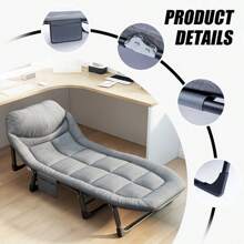 Portable Folding Camping Bed, Folding Single Sofa Bed - Adjustable Sofa Bed, Suitable For Camping And Travel, Comes With Soft Cushions And Pillows, Perfect For Holiday Gifts, Perfect For Outdoor Camping.