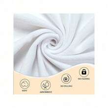 1 件 29 英寸 X 58 英寸 31 英寸 X 71 英寸超大速干沙滩巾，带有夏威夷花朵图案 - 轻质、超强吸水涤纶，非常适合运动和户外活动夏季旅行、度假浴室装饰海滩必需品 - 白色 - 查看 6