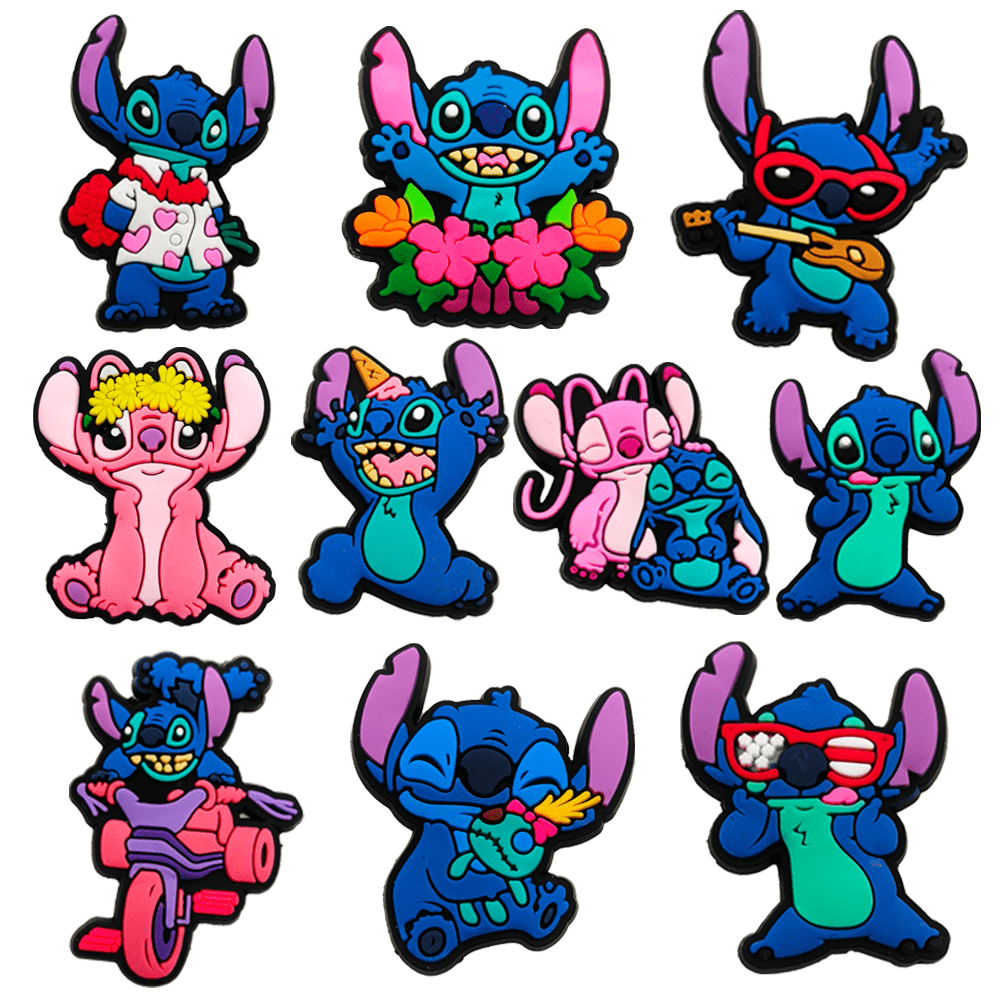 Disney 10pcs Cartoon Disney Shoe Charms For Shoes Decoration Charms