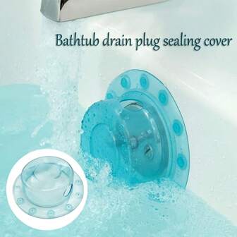 1 pezzo tappo da scarico a ventosa a forma di polpo, tappo di silicone per vasca da bagno/lavandino per bagno e cucina, decorazione estiva per il bagno