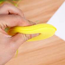 5件/12件汽车美容加厚压边打蜡海绵擦拭圆形手工漆面打蜡镀膜抛光保养工具 - 黃 - 查看 4