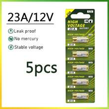 5-15 Stücke Trocken-Batterie 23A Alkaline Batterie E23A A23 23GA A23S GP23A V23GA MS21 LRV08 für Türklingel, Fernbedienung, Elektrisches Spielzeug