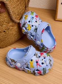 1 Pair Spring/Summer Baby Boys' Cartoon Cute Comfortable Fashionable Casual Lightweight Airplane Print Beach Sandals - Blue - View 5