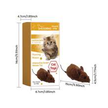1pc Realistic Plush Mouse Doll Designed For Cat Lover And Cat Mom Loves & Dog Lover And Dog Mom Loves. This Fake Mouse Imitates The Appearance And Movement Of A Real Mouse, Attracting Cat/Dog Lover Gift And Dog/Cat Mom Love Pets Attention And Helping Them Relieve Boredom. It Encourages Cat/Dog Lover Gift And Dog/Cat Mom Love Pet-Owner Interaction And Increases Cat/Dog Lover Gift And Dog/Cat Mom Love Pet Activity And Entertainment.