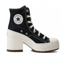 2025 Zapatillas deportivas altas de lona/vulcanizadas tipo Chuck 70S de estilo estacional unisex A05347C - Negro - Ver 2
