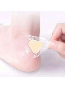 20pcs Gel Heel Protectors: Adhesive Blister Pads For Heel Liners, Shoes Stickers, Pain Relief & Foot Care Cushion Grip