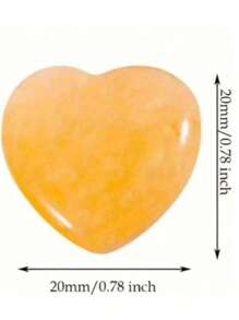 50 PIEZAS/20 PIEZAS Cristales con forma de corazón multicolor, emocionantes cristales con forma de corazón, ideal para equilibrar la energía espiritual para el amor, la meditación, un regalo perfecto, decoración de joyería DIY (color aleatorio)