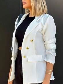 Women's Max Blazer - White - View 2