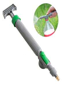 Hand-Held High Pressure Sprayer With Adjustable Nozzle, Manual Pump Air Sprayer Tool For Garden Top - Plastic, Battery-Free, Handheld Design