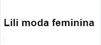 Lili moda feminina