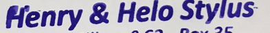 Henry e Helo Stylus