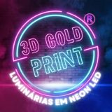 3D Gold Print