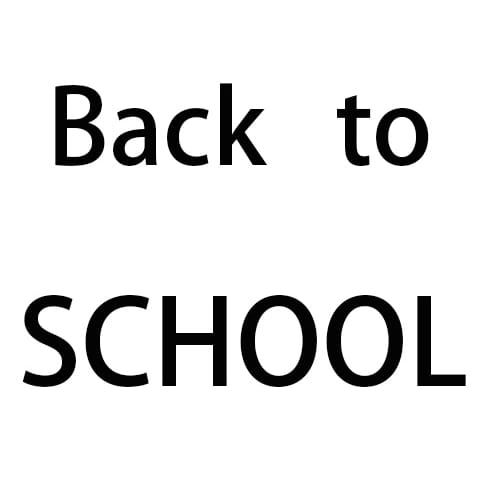 Back to SCHOOL