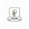 Top star hair ornaments