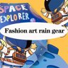 Fashion art rain gear