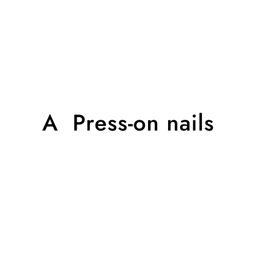 A  Press-on nails