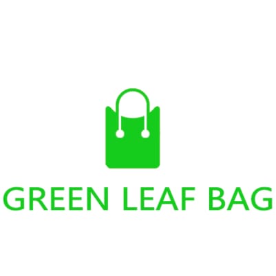 Green leaf bag