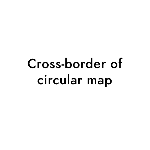 Cross-border of circular map