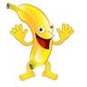 Small banana shoes for kids